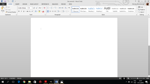 Microsoft Word 2013