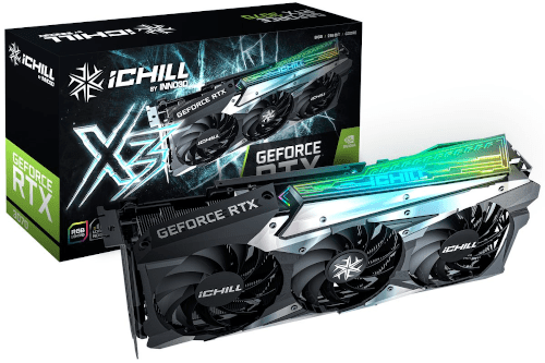 Karta graficzna Inno3D GeForce RTX 3070 iChill X3