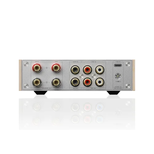 Tylny panel FiiO LEVEL 1 z wejściami i wyjściami audio