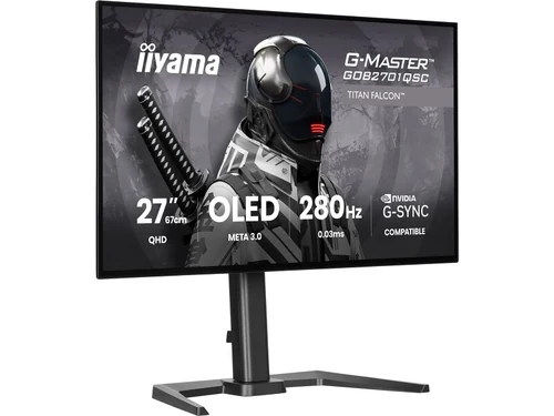 Tylna część monitora iiyama G-Master GOB2701QSC-B1 Titan Falcon