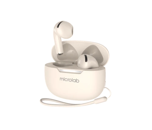Czarno-pomarańczowe Microlab Wisepods 30