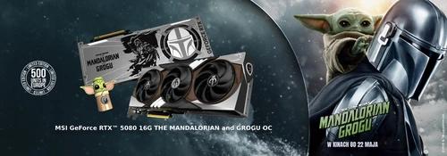 MSI GeForce RTX 5080 The Mandalorian and Grogu OC