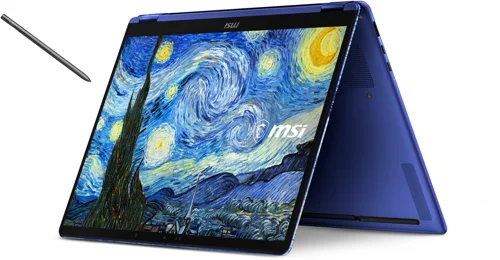 MSI wprowadza do sprzedaży limitowanego Prestiga 14 Flip AI+ inspirowanego van Goghiem