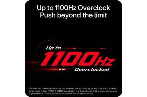 LG UltraGear 25G590B-B z trybem overclocking do 1100 Hz