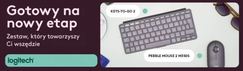 Promocja Logitech Back to School z klawiaturą Keys-To-Go 2 i myszą Pebble Mouse 2