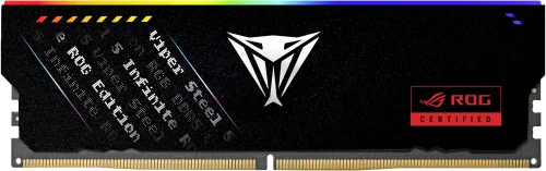 Moduł Patriot Viper Steel 5 Infinite RGB DDR5 ROG Edition z czarnym radiatorem