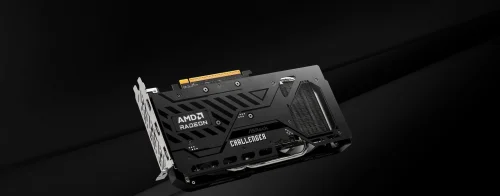 Metalowa płyta tylna karty ASRock Radeon RX 9050 Challenger 8GB