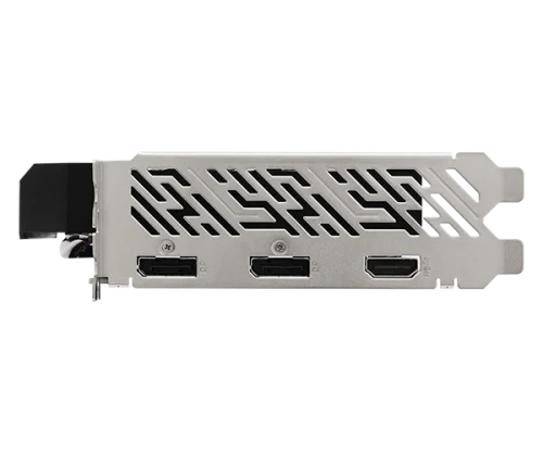 Złącza DisplayPort i HDMI karty ASRock Radeon RX 9050 Challenger 8GB