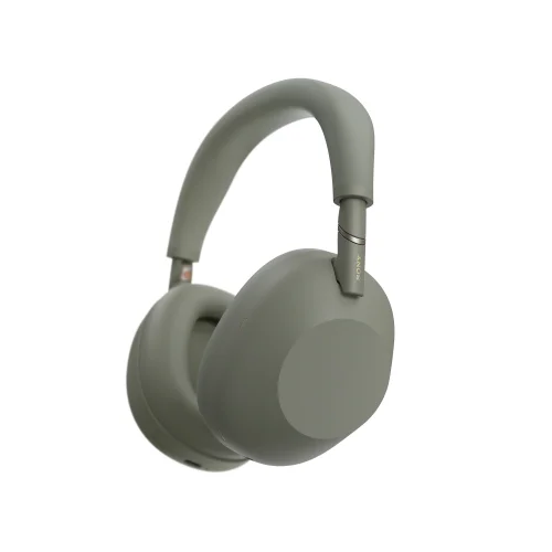 Sony WH-1000XM6 w oliwkowym kolorze z etui