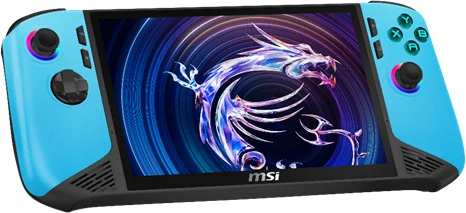 MSI Claw 8 AI+ Glacier Blue Edition CES 2026