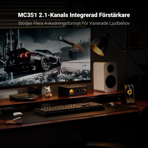 Fosi Audio MC351 zintegrowany wzmacniacz stereo 2.1