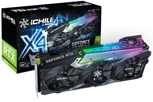 Karta graficzna Inno3D GeForce RTX 3070 iChill X4